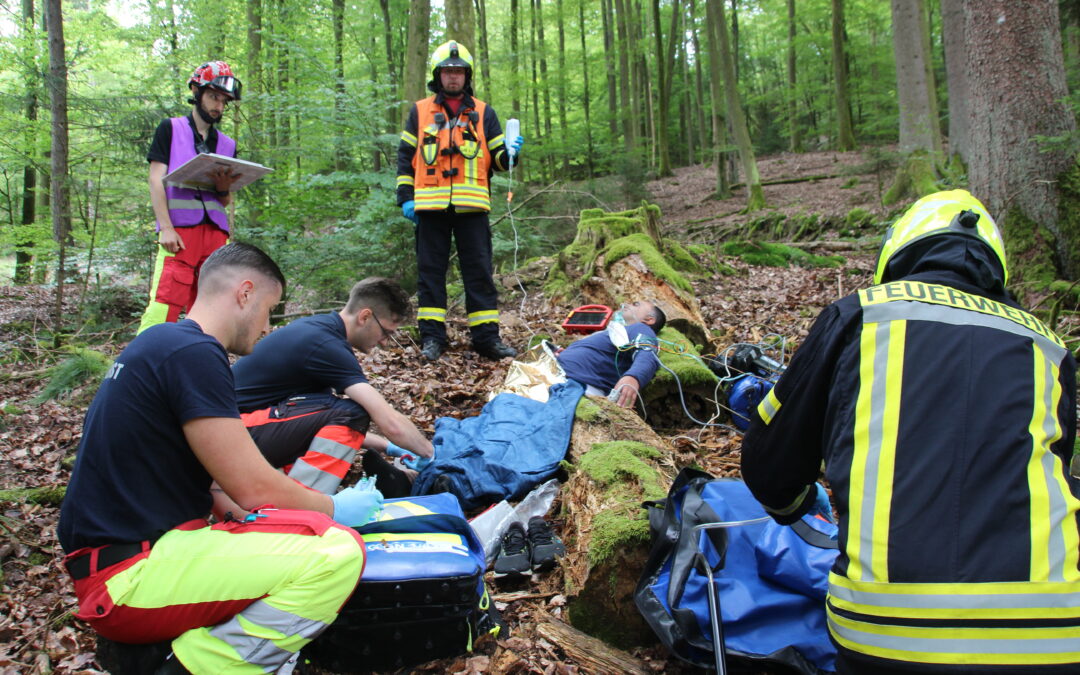 24.07.24 Übung mit der Rettungsdienstschule